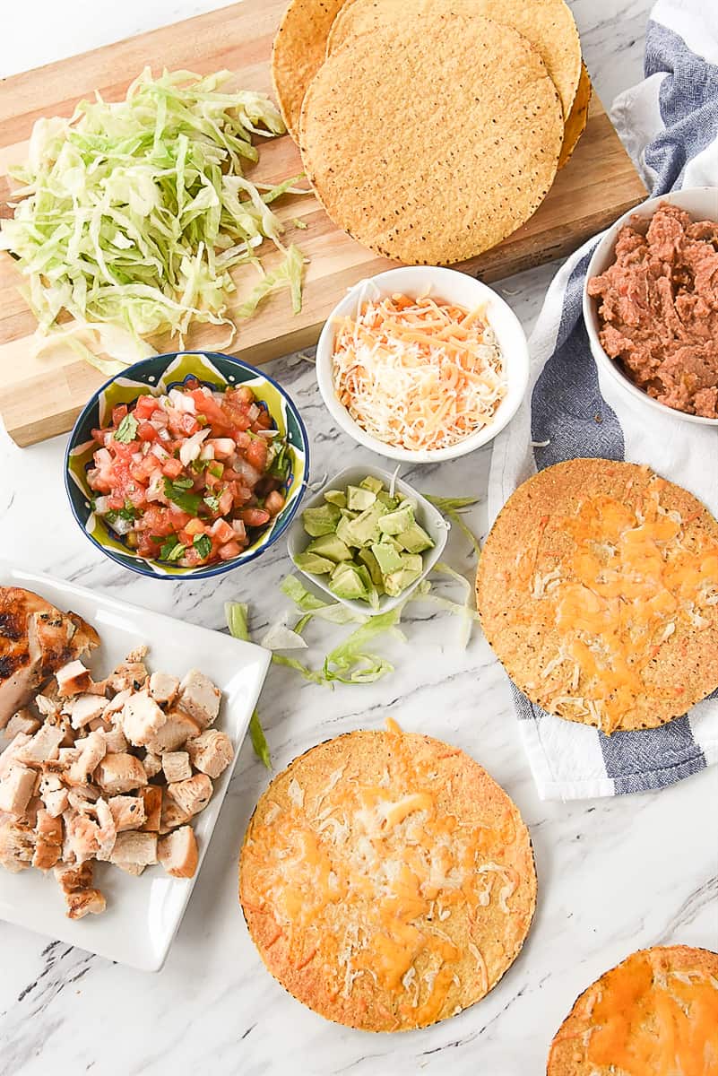 tostada ingredients