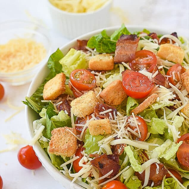 house salad in a bowl