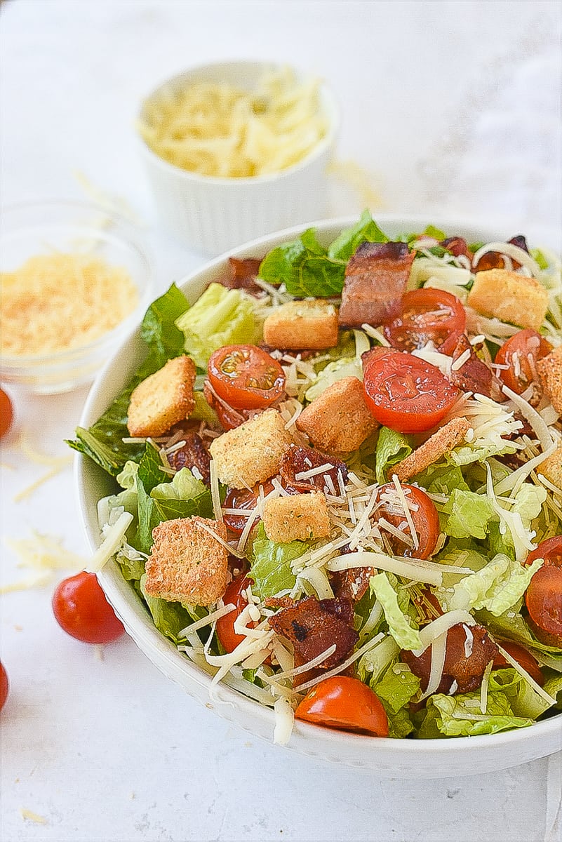 house salad in a bowl