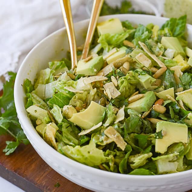 bowl of mexican caesar salad