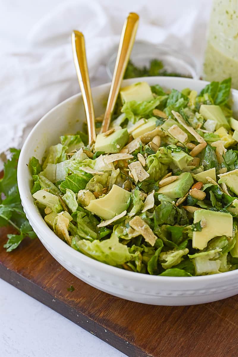 bowl of mexican caesar salad