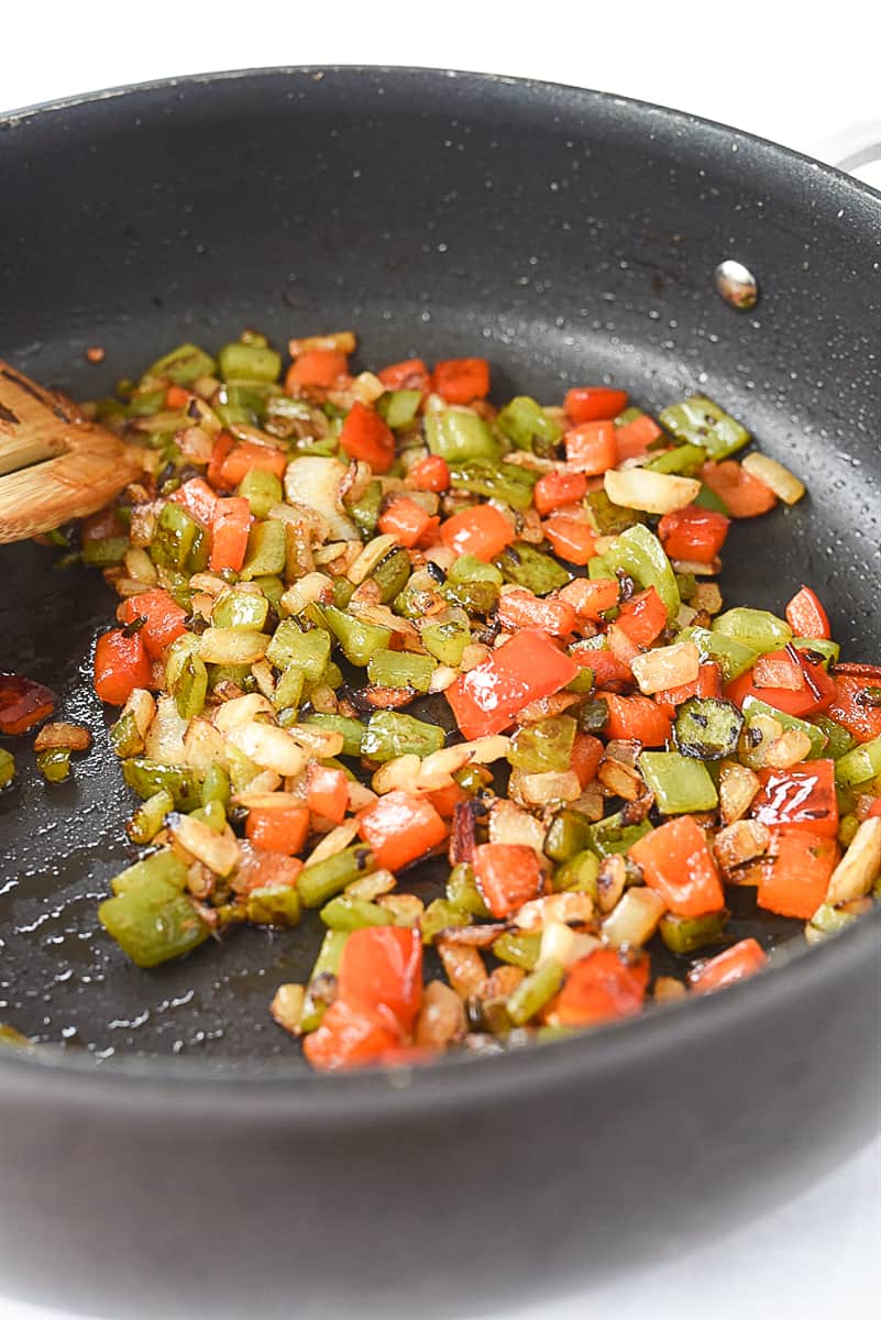 sauteeing veggies