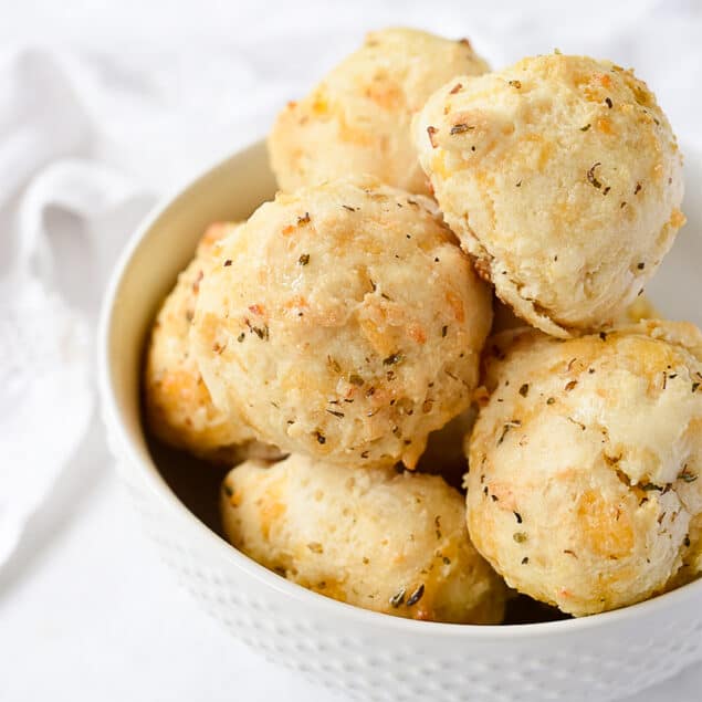 bowl full of biscuits