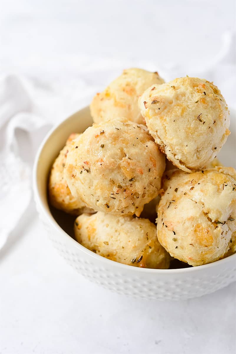 bowl full of biscuits