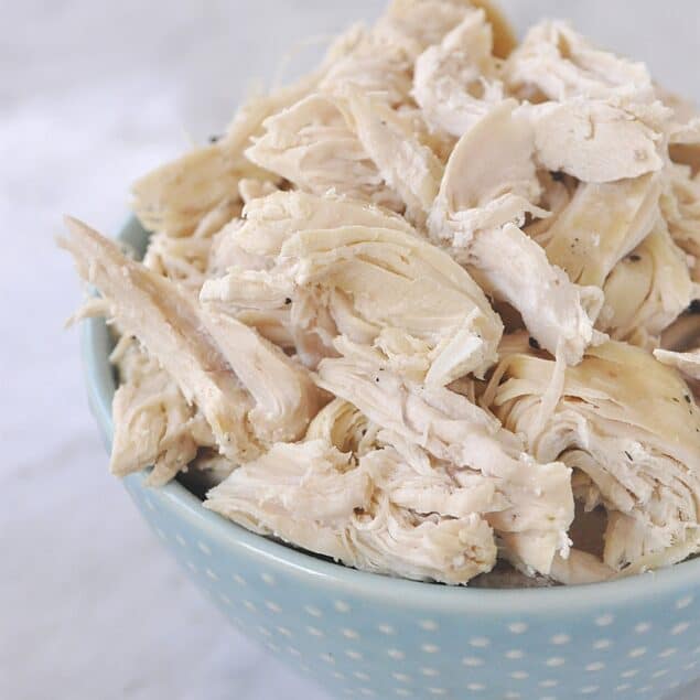 Shredded Chicken in the Slow Cooker