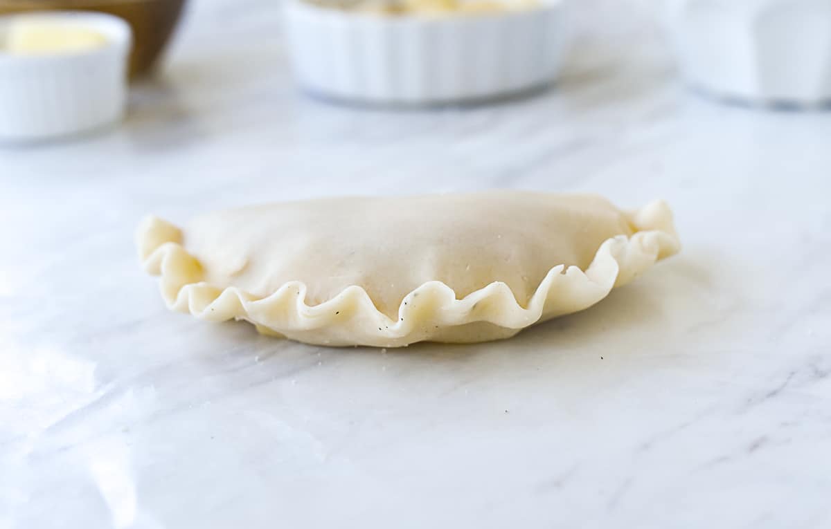 crimped cornish pastry