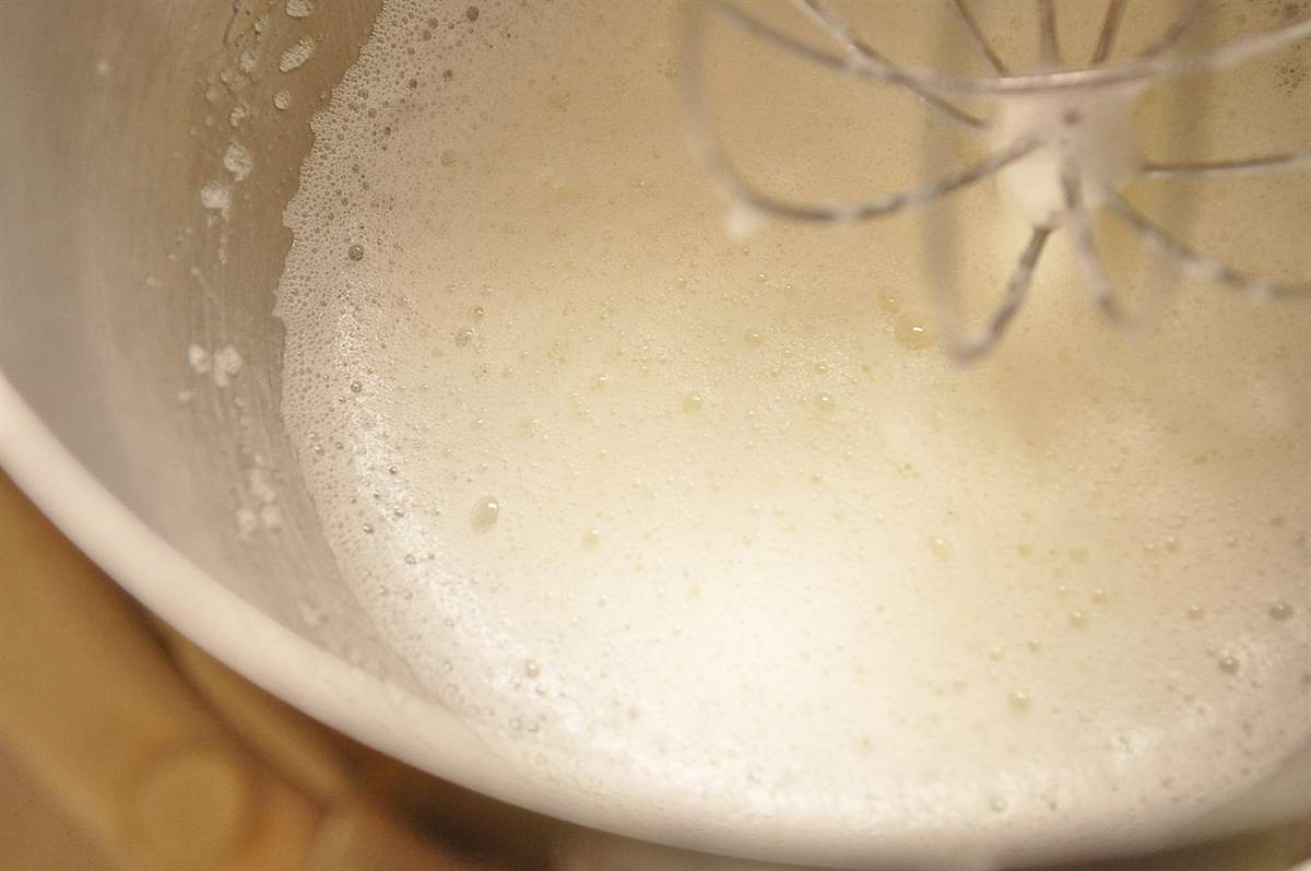 foamy egg whites