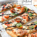 margherita pizza flatbread