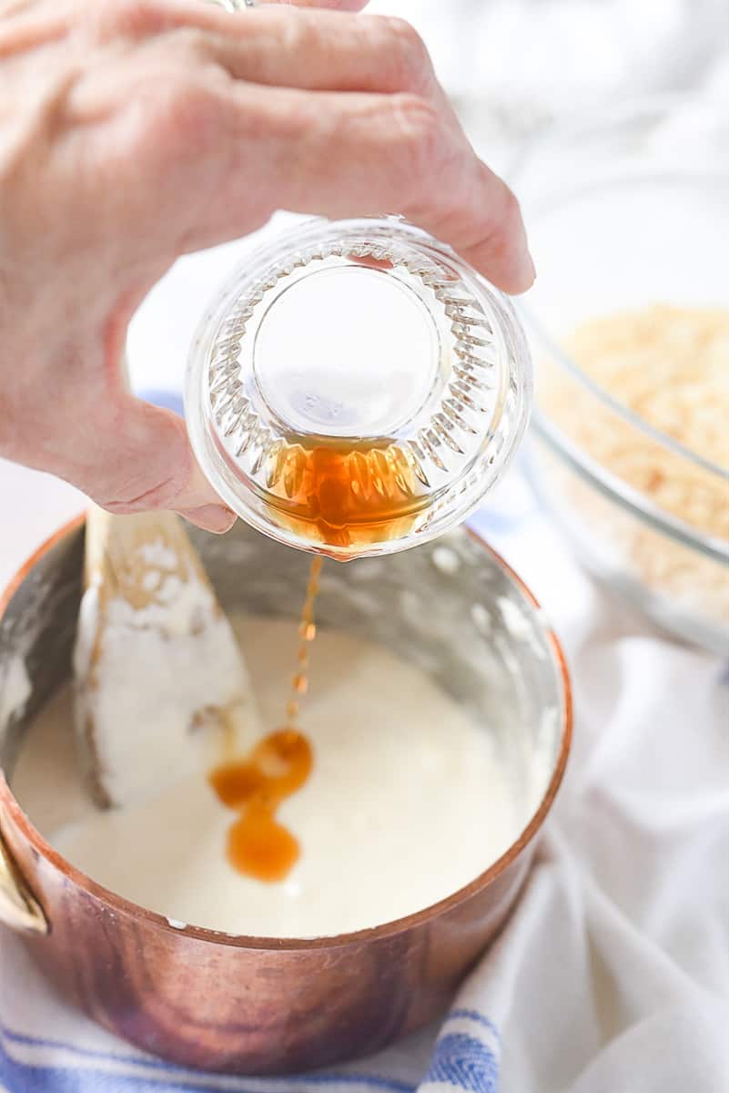 adding vanilla to rice krispie treats