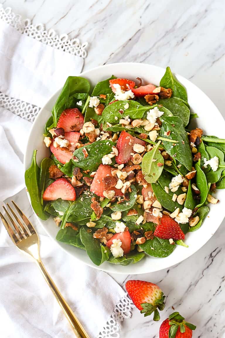 Spinach Salad with Warm Bacon Dressing Leigh Anne Wilkes