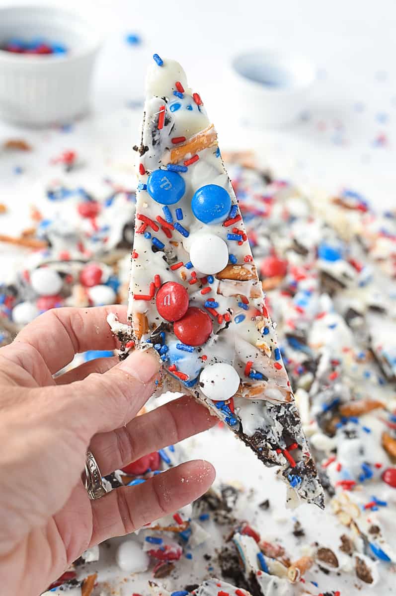 4th of July Cookie Bark