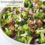 bowl of broccoli salad