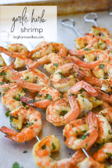Grilled Garlic and Herb Shrimp | Leigh Anne Wilkes