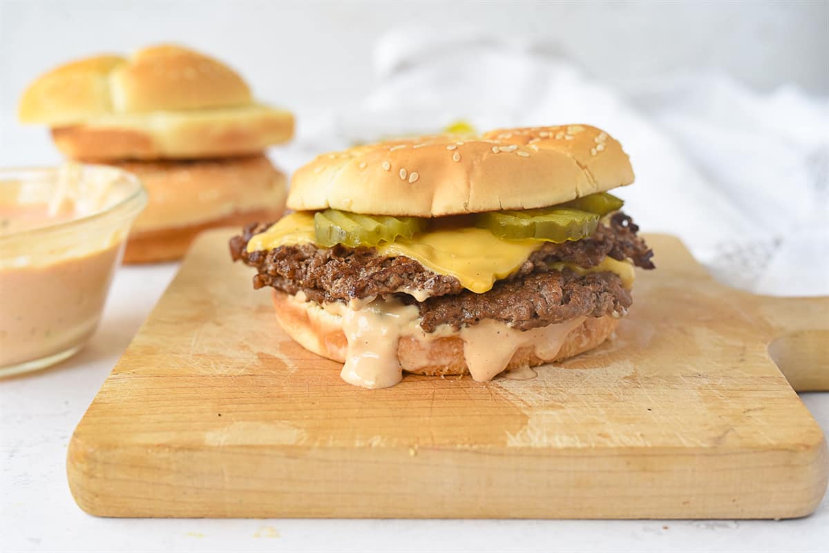 Bacon BBQ Smashburger - I love these burgers.