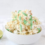 bowl of key lime popcorn