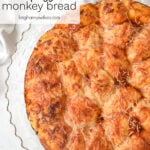 monkey bread on a plate