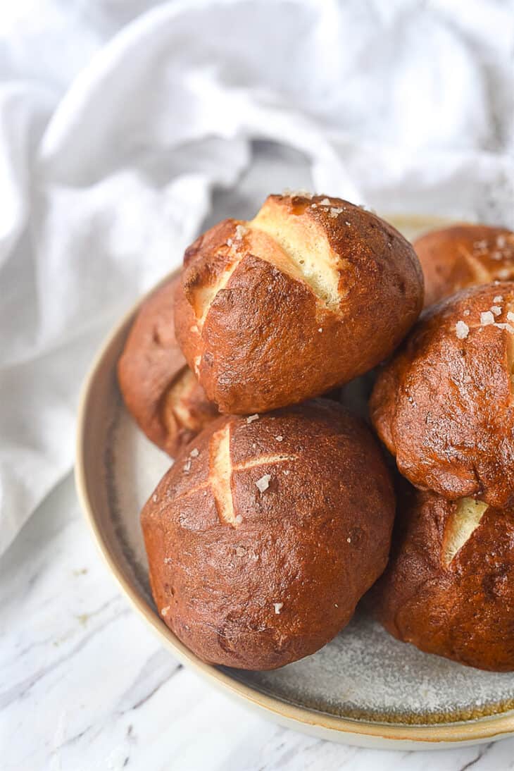 Easy and Delicious Pretzel Rolls Recipe by Leigh Anne Wilkes