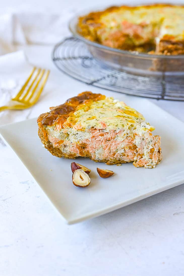 Salmon Quiche with Hazelnuts Leigh Anne Wilkes