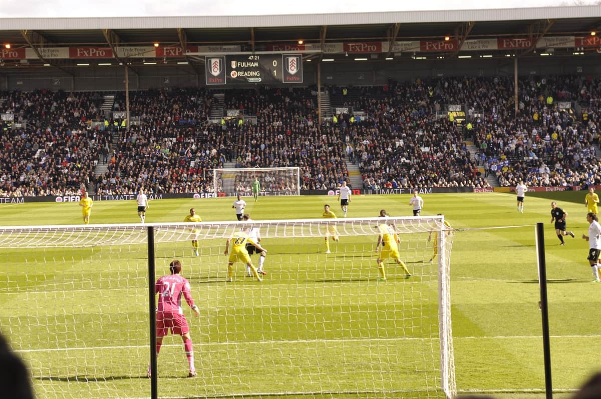 English football game