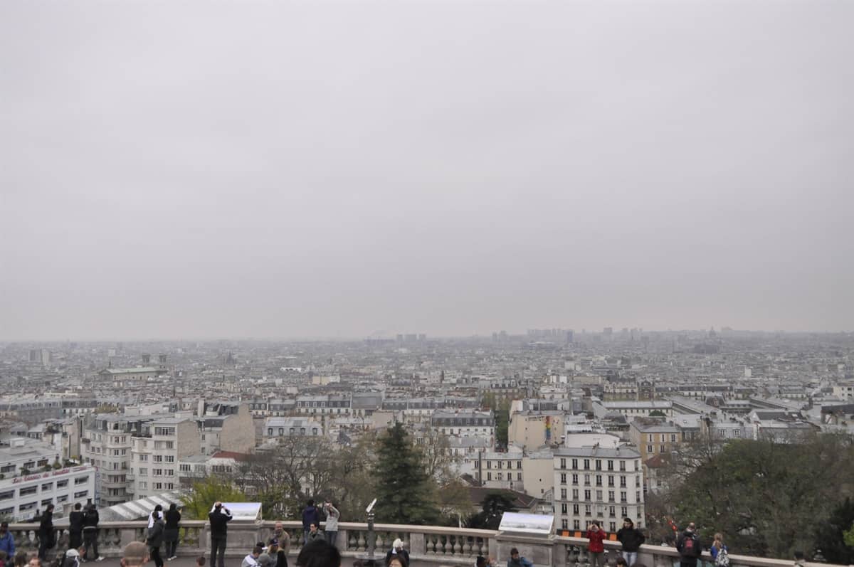 view from sacre coeur