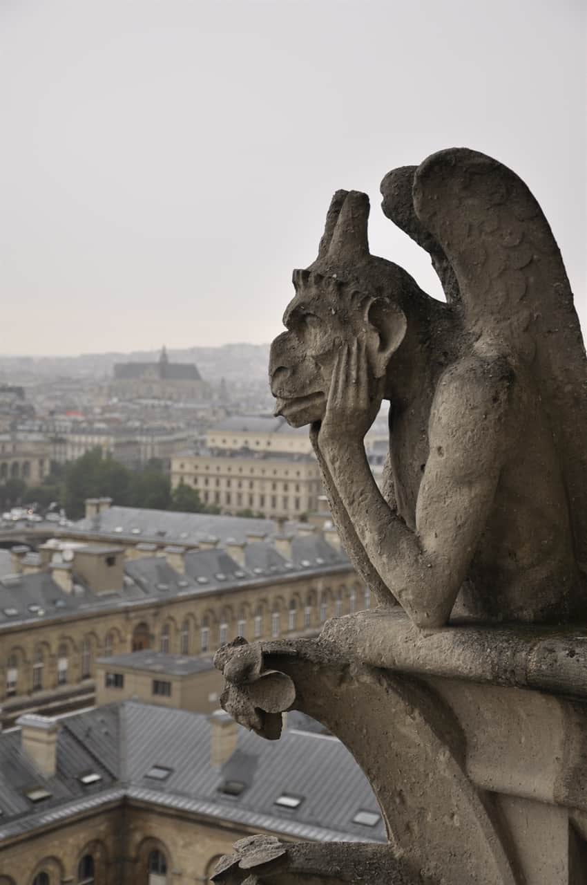 top of Notre Dame