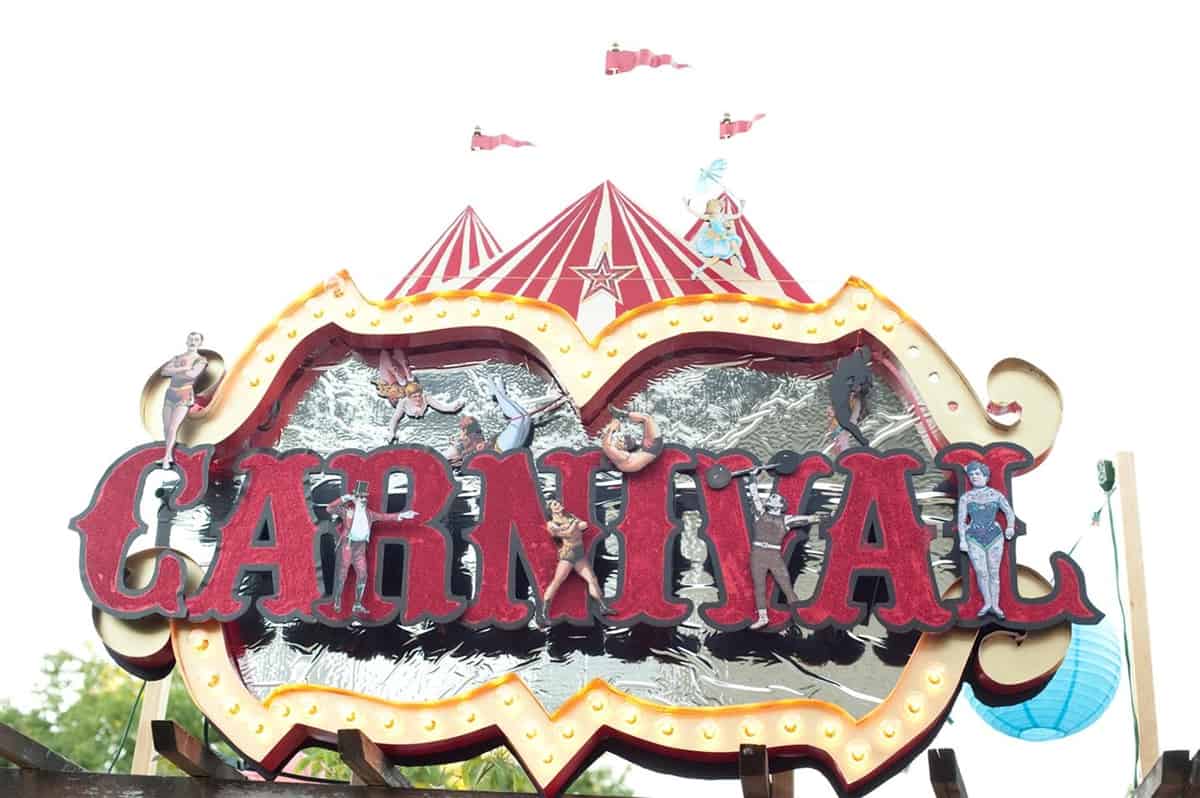 carnival marquee sign