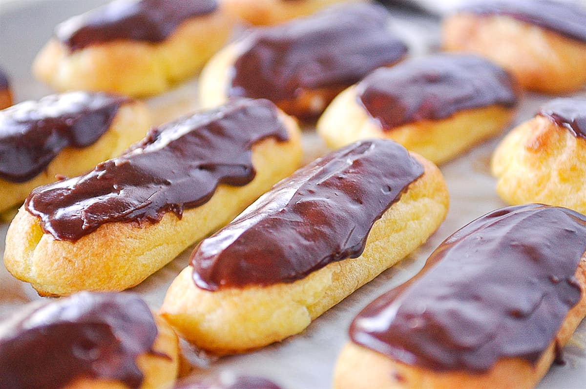 How to Make Eclairs Leigh Anne Wilkes Chocolate Eclairs