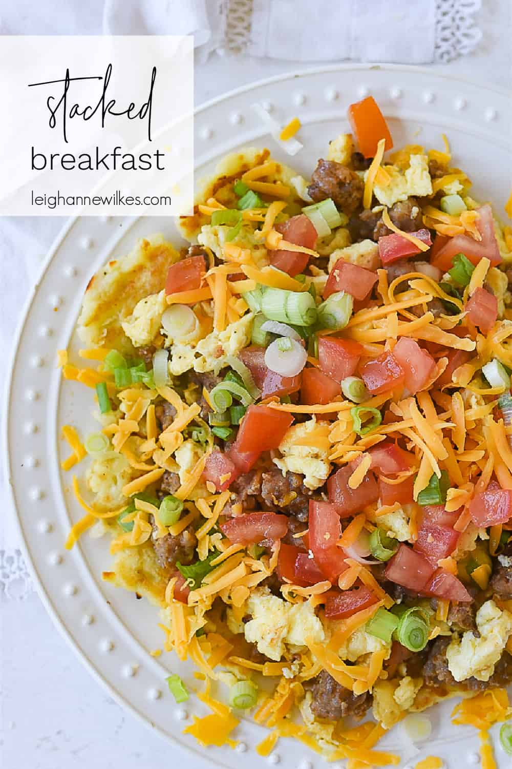Stacked breafast