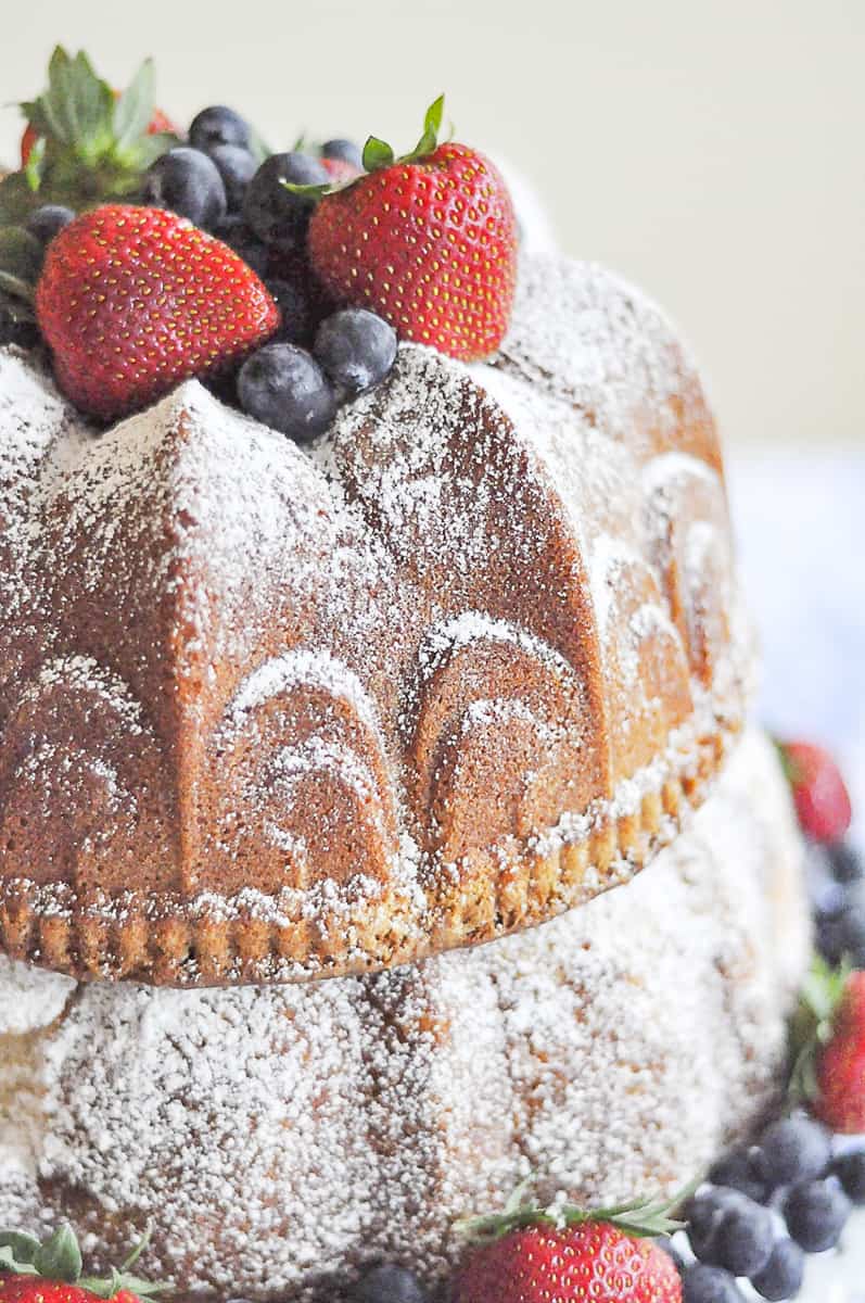 stacked bundt cake