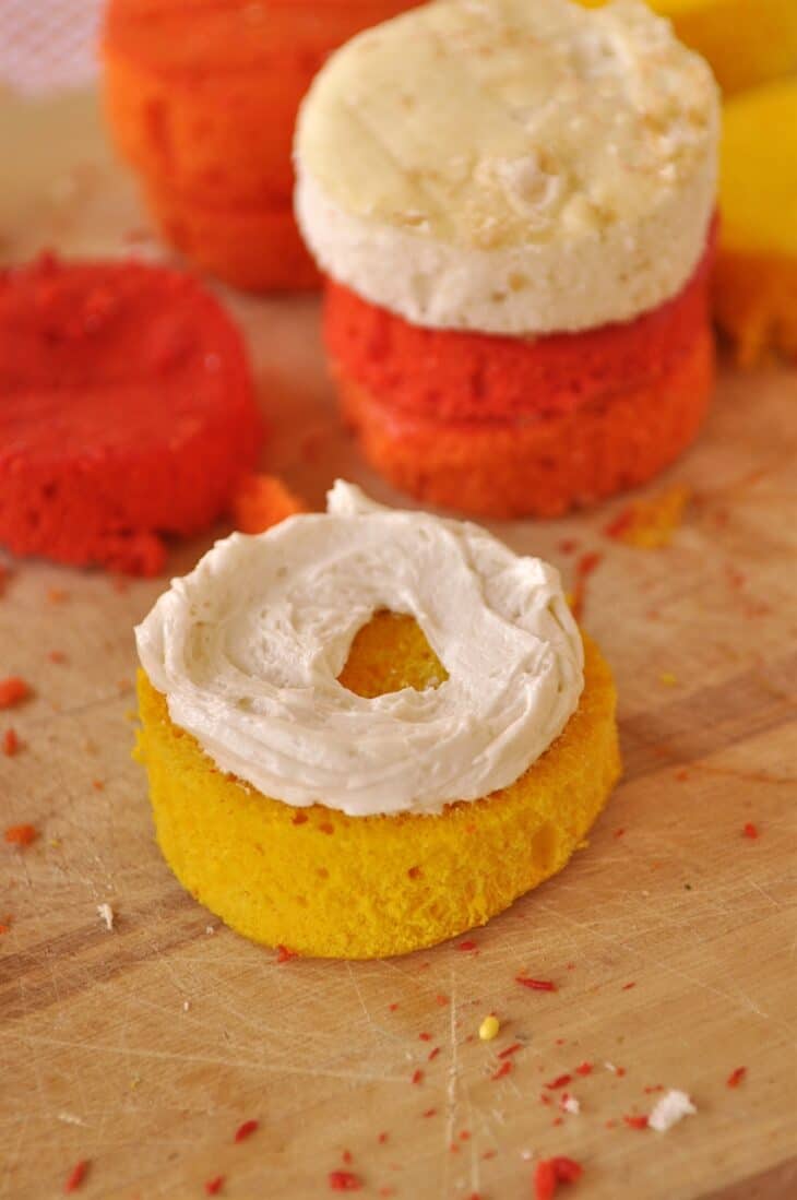 Candy Corn Cake {Ombre Cake} by Leigh Anne Wilkes