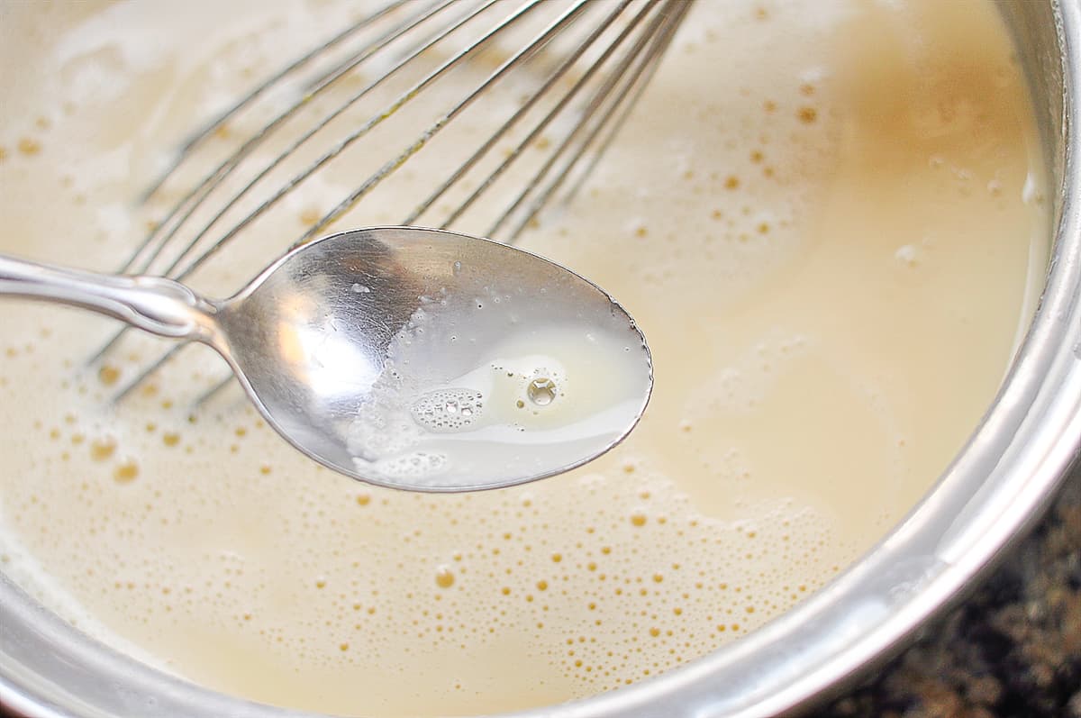 milk coating spoon