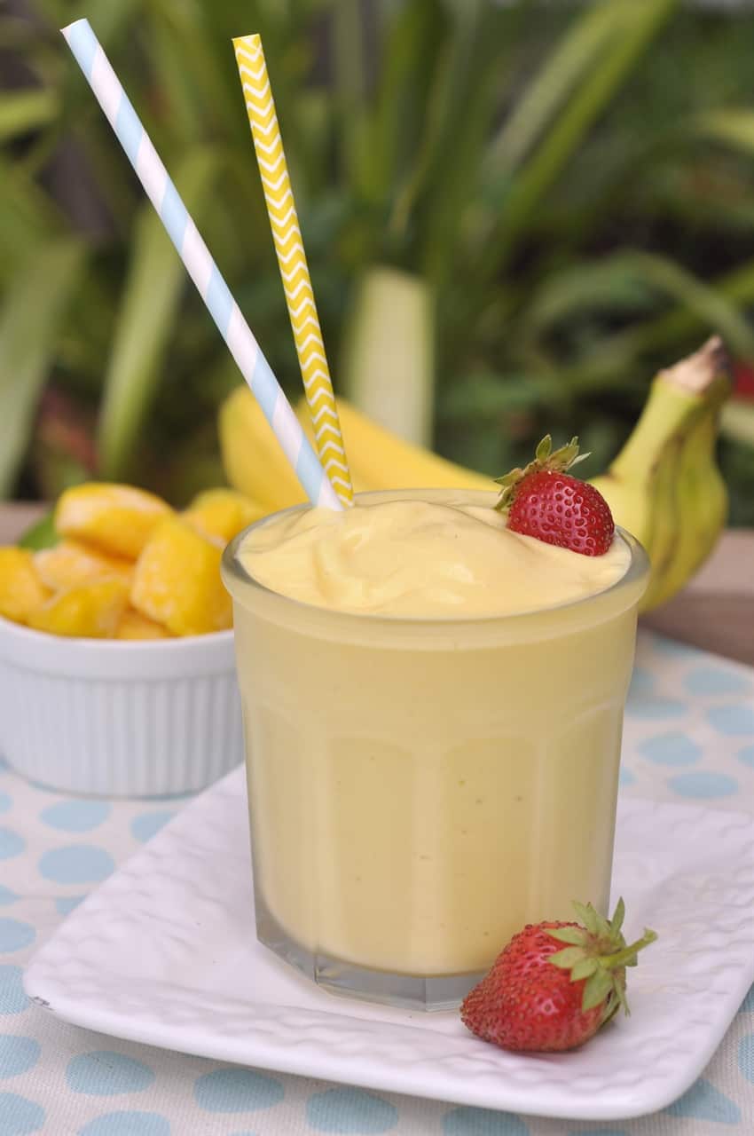 Banana Mango Smoothie Recipe | by Leigh Anne Wilkes