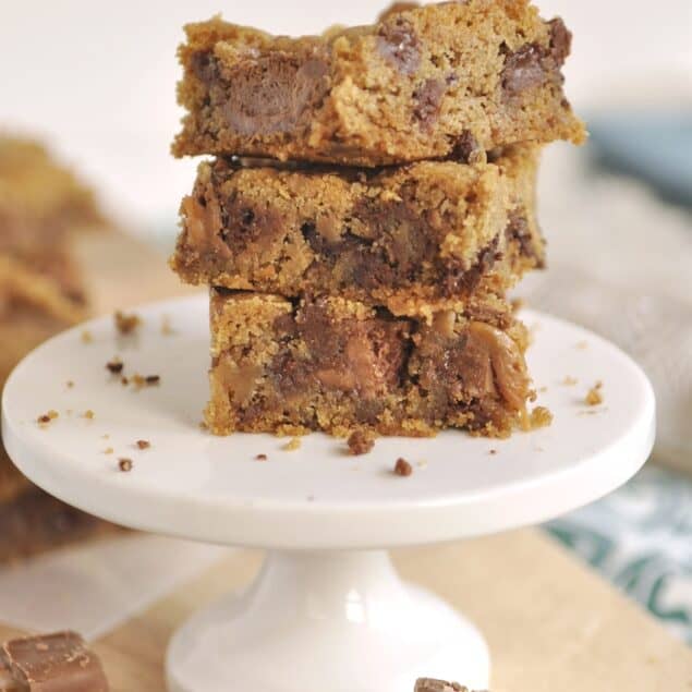 stack of milky way bar cookies