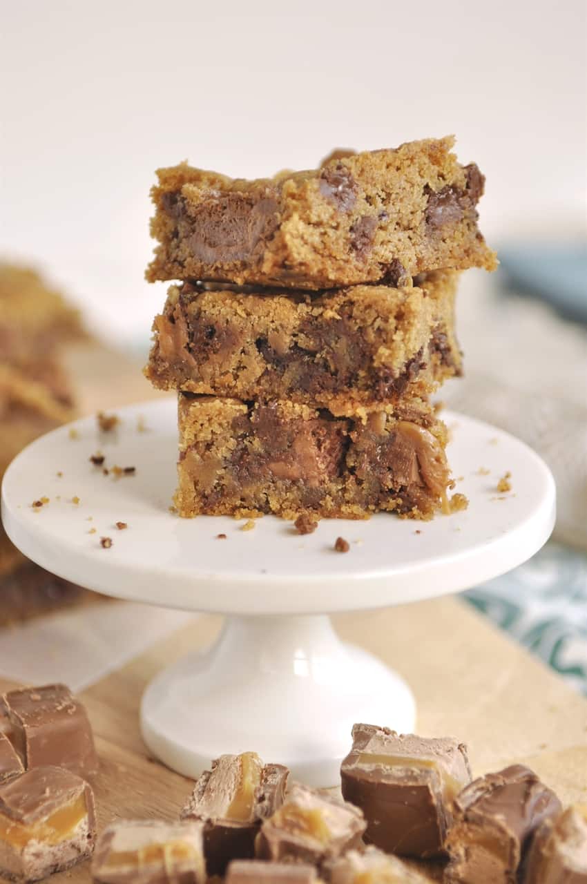 stack of milky way bar cookies