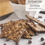 pile of brownie brittle