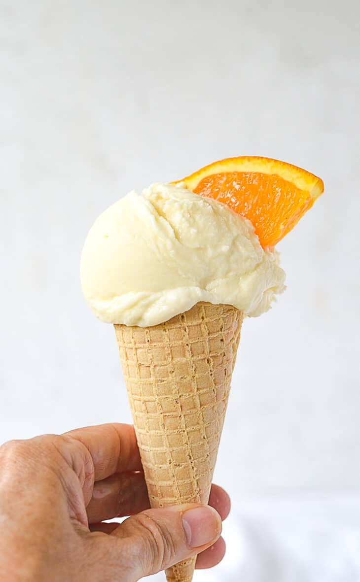 Orange Creamsicle Ice Cream by Leigh Anne Wilkes