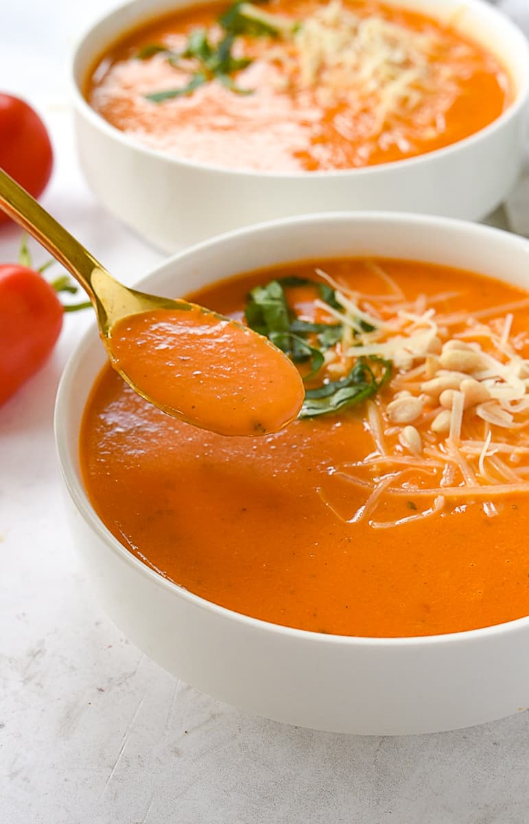 Fresh Tomato Soup Series Part 1: A Basic Tomato Soup Recipe - Fearless  Eating