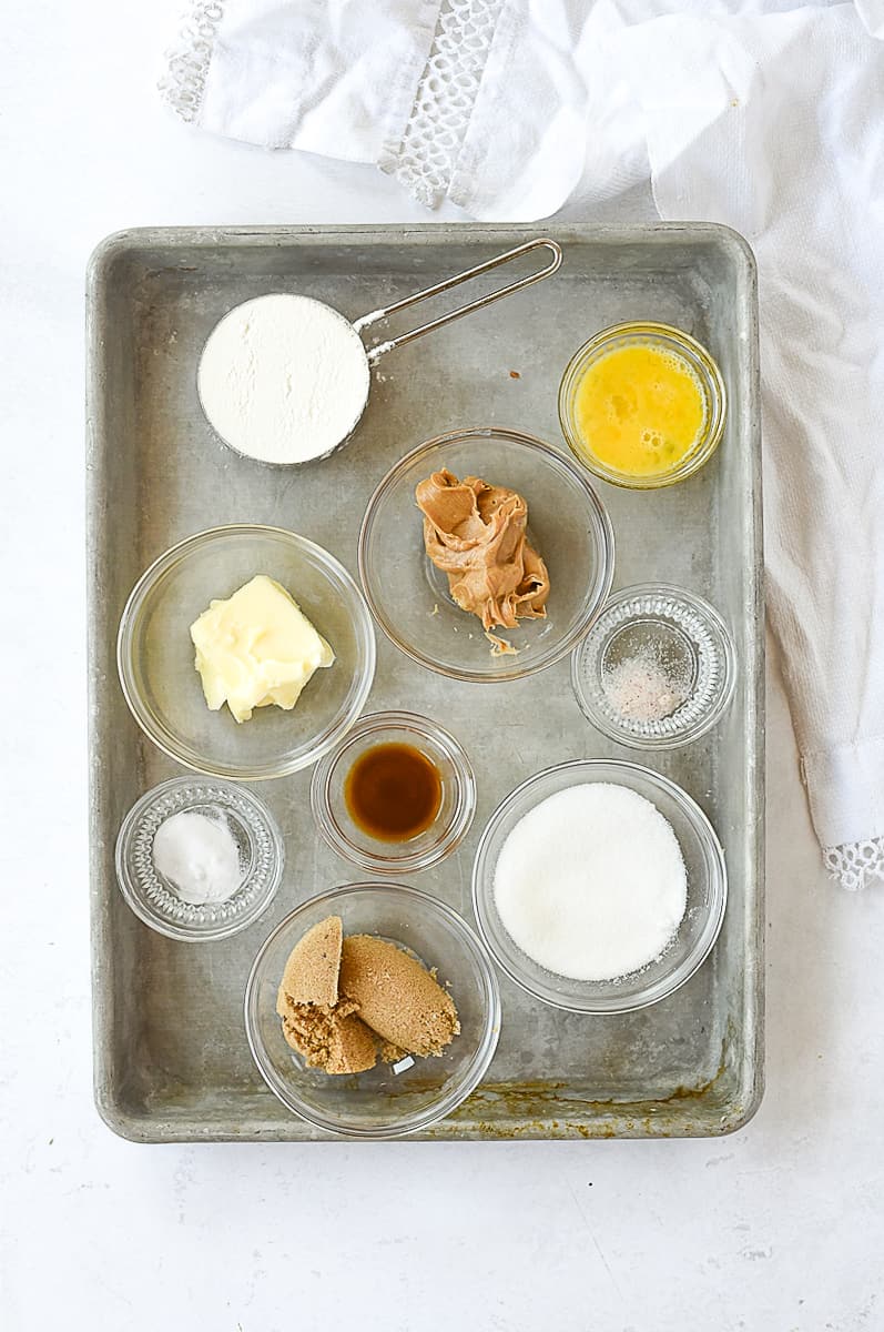 peanut butter cookie ingredients