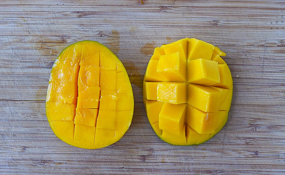 cut mango