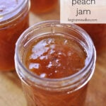 HOMEMADE PEACH JAM