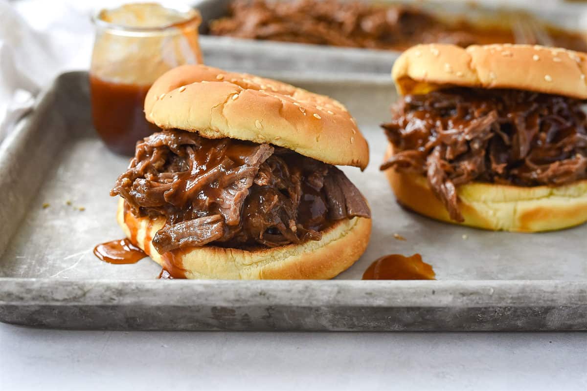 bbq beef on a bun