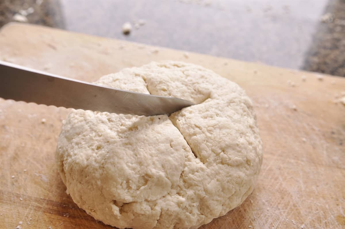 forming bread 