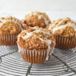 pumpkin muffins with streusel topping