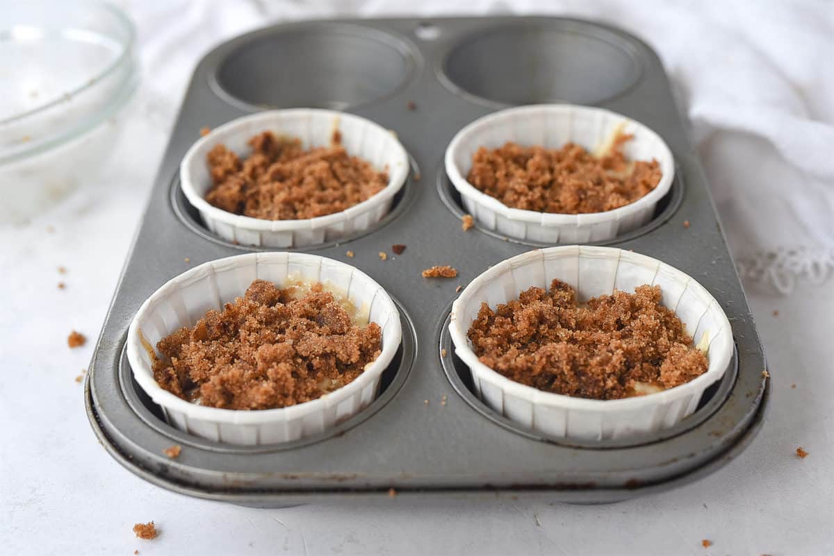 cinnamon muffins ready for the oven