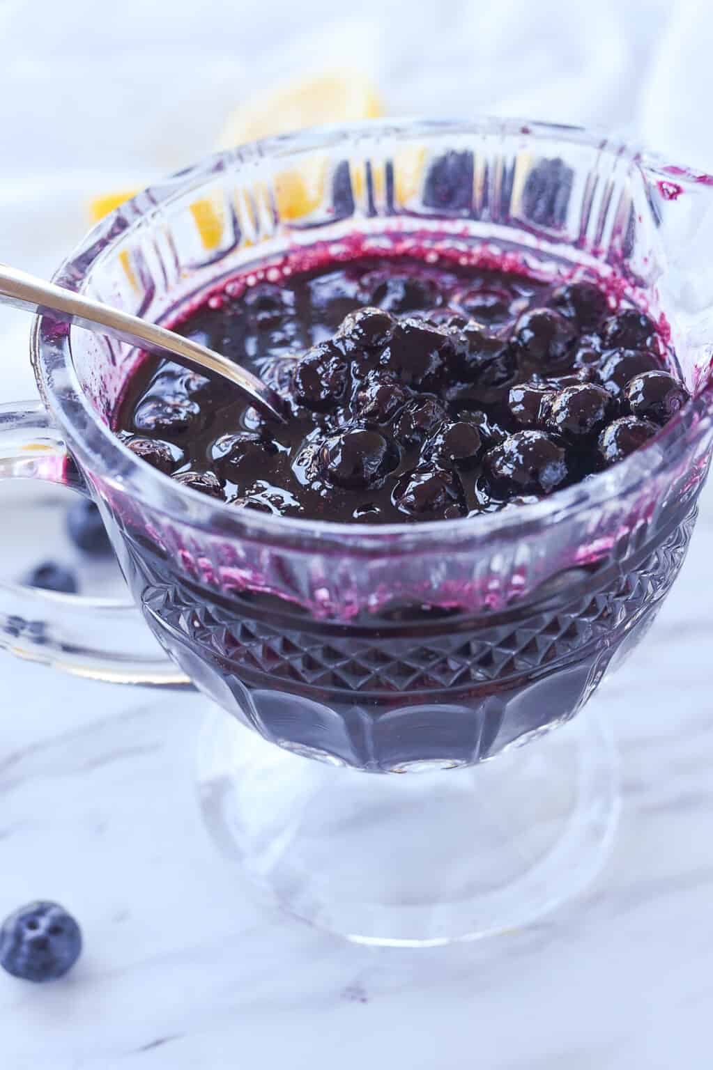 Blueberry Compote Recipe by Leigh Anne Wilkes