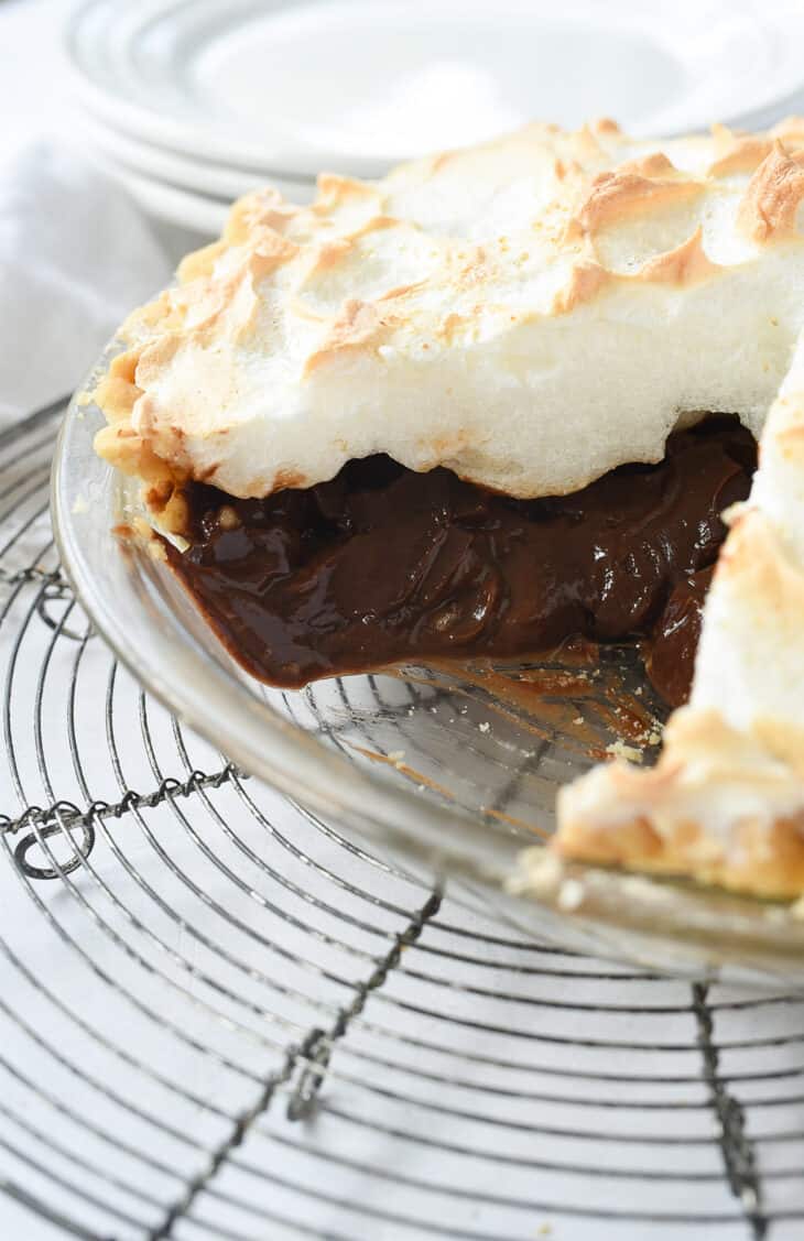 Chocolate Meringue Pie {Just like Grandma Made} Leigh Anne Wilkes