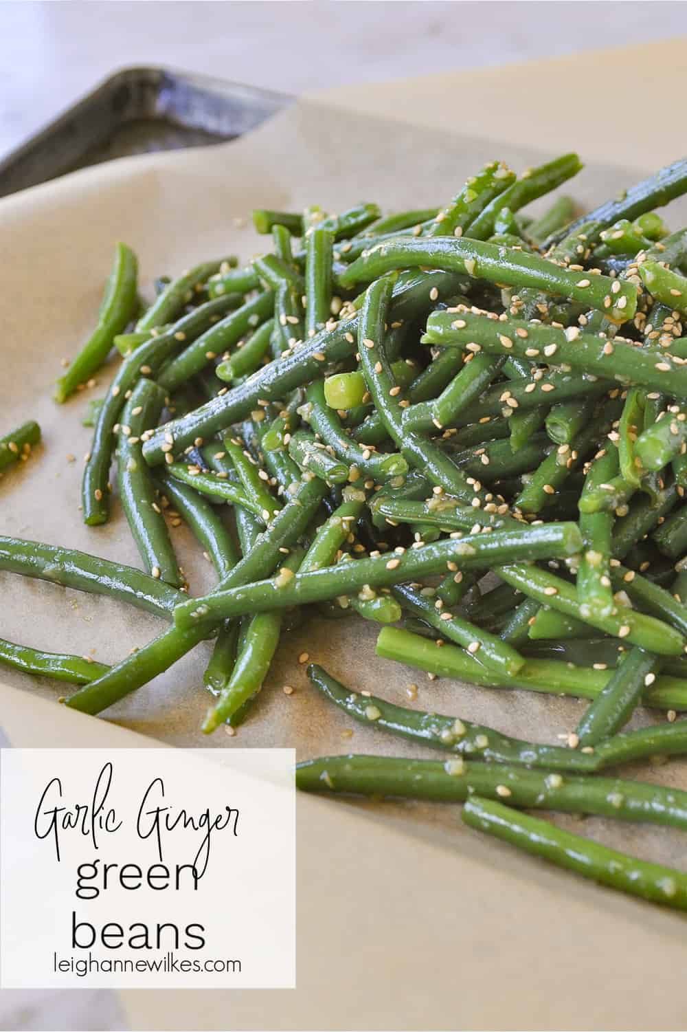 Garlic Ginger Green Beans Your Homebased Mom