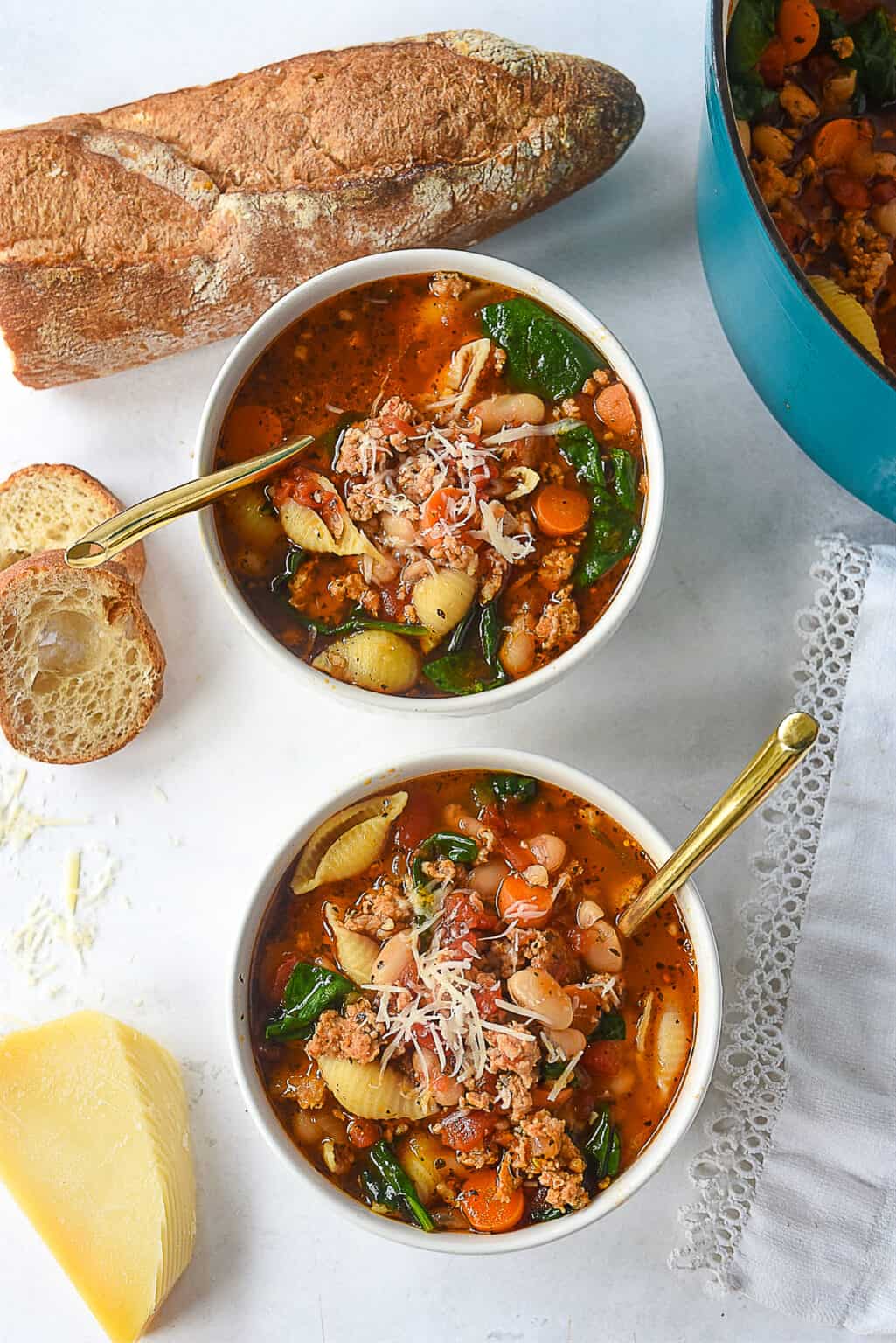 Italian Sausage Soup Recipe from Your Homebased Mom