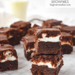 pile of marshmallow brownies
