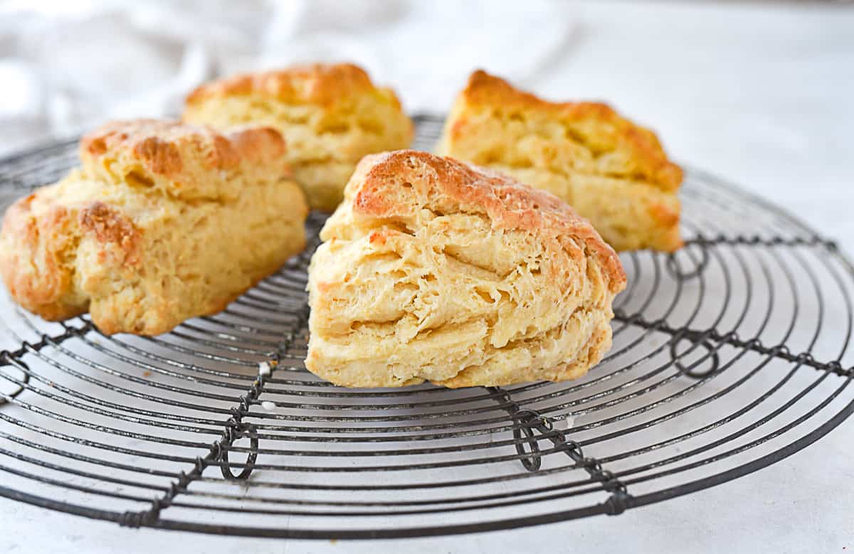 biscuits on a cooling rack